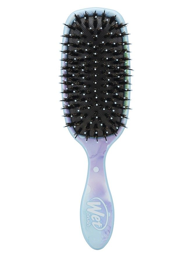 Wet Brush Shine Enhancer Paddle Brush Color Wash Splatter Hair Detangler Brush With Ultra Soft Bristles Infused With Natural Argan Oil Shiny Detangle & Smooth Hair Wet Or Dry For All Hair Types - Image 1