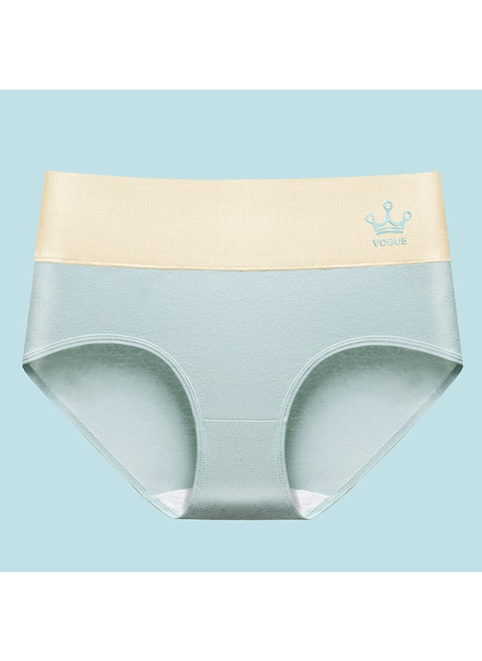 Generic - Japanese Style Plus Size Soft Breathable Seamless Mid Waist Cotton Underpants Womens Comfortable Triangle Panties Lifting Up khaki - Image 1