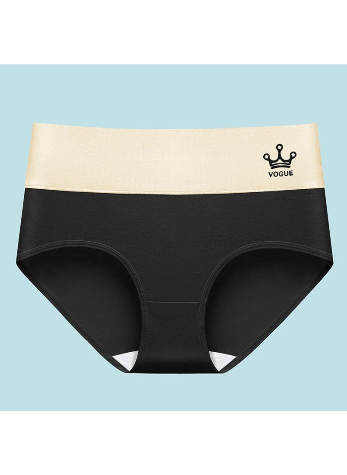 Generic - Japanese Style Plus Size Soft Breathable Seamless Mid Waist Cotton Underpants Womens Comfortable Triangle Panties Lifting Up khaki - Image 1