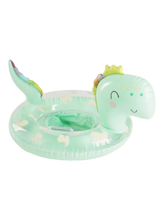 Generic INS Children's Swimming Ring Thickened Cute Dinosaur Pants Ring Baby Seat Ring Sponge Base Ring With Handle-Outer Diameter After Inflation:Suitable For 1-4 Years Old Use-Inside Diameter After Inflat - Image 1