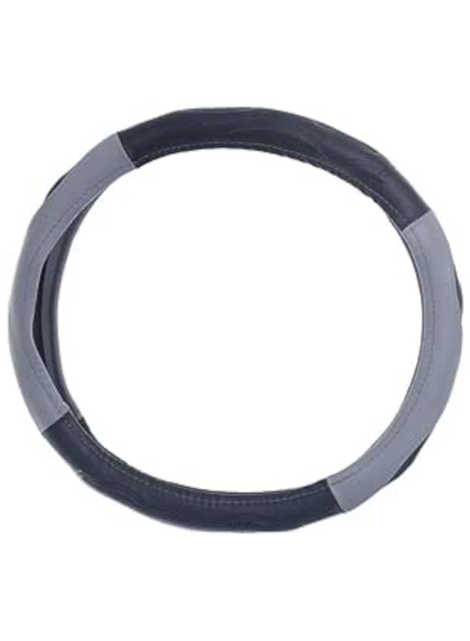 غطاء طارة دركسيون من الجلد والمطاط - رمادي - توتش 03 - Image 2