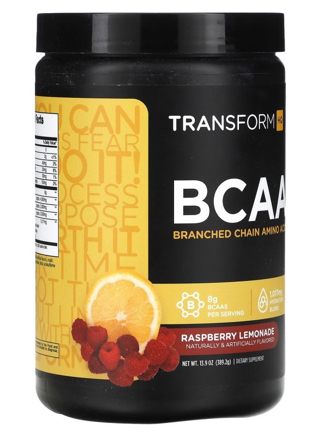 TransformHQ BCAA Raspberry Lemonade 13.9 oz (389.2 g) - Image 2