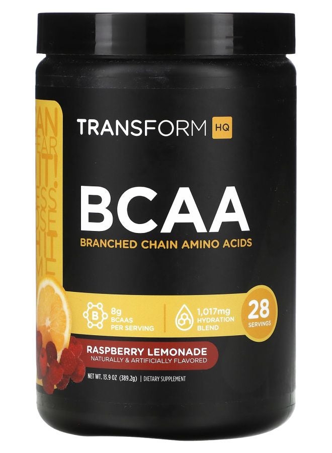 TransformHQ BCAA Raspberry Lemonade 13.9 oz (389.2 g) - Image 1