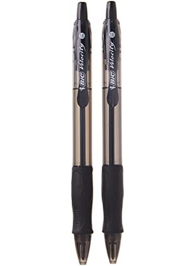 Bic قلم حبر جاف أتلانتس فيلوسيتي بولد أسود 2 قطعة (عبوة من 2) - Image 1