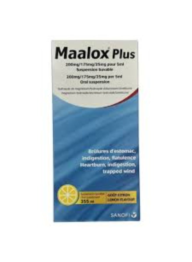 Maalox plus suspension 355ml - Image 1