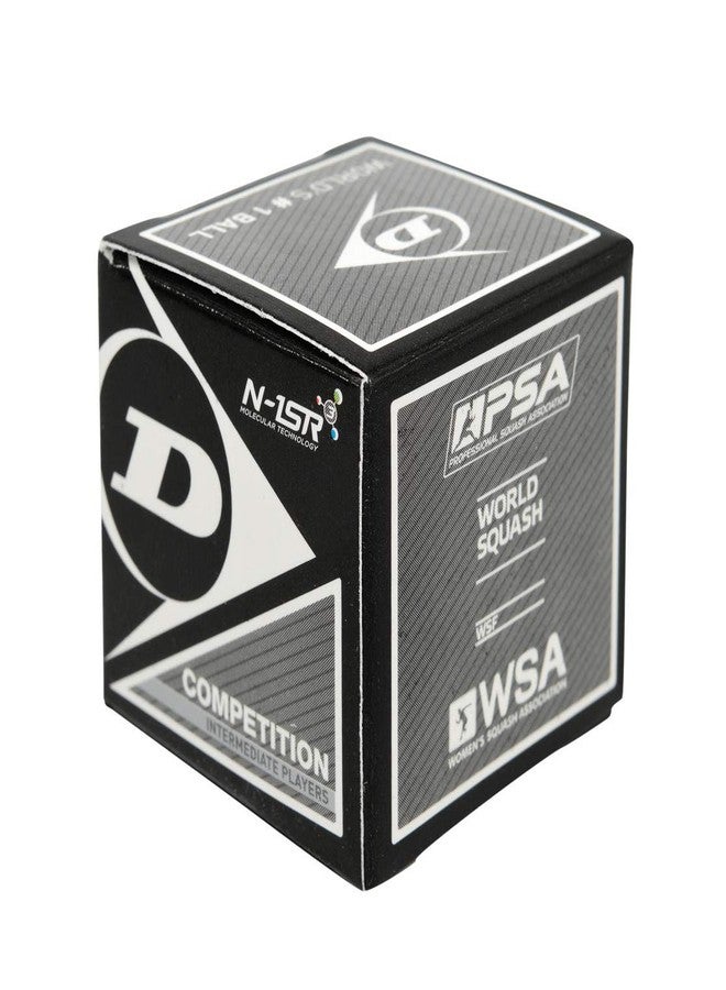 Dunlop Sports Dunlop Single Dot Squash Ball (Black) - Image 1