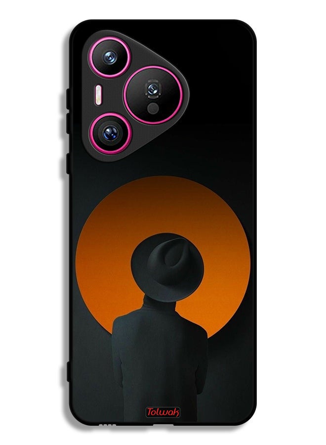 Tolwak Huawei Pura 70 Protective Case Cover Hat Boy Art - Image 1