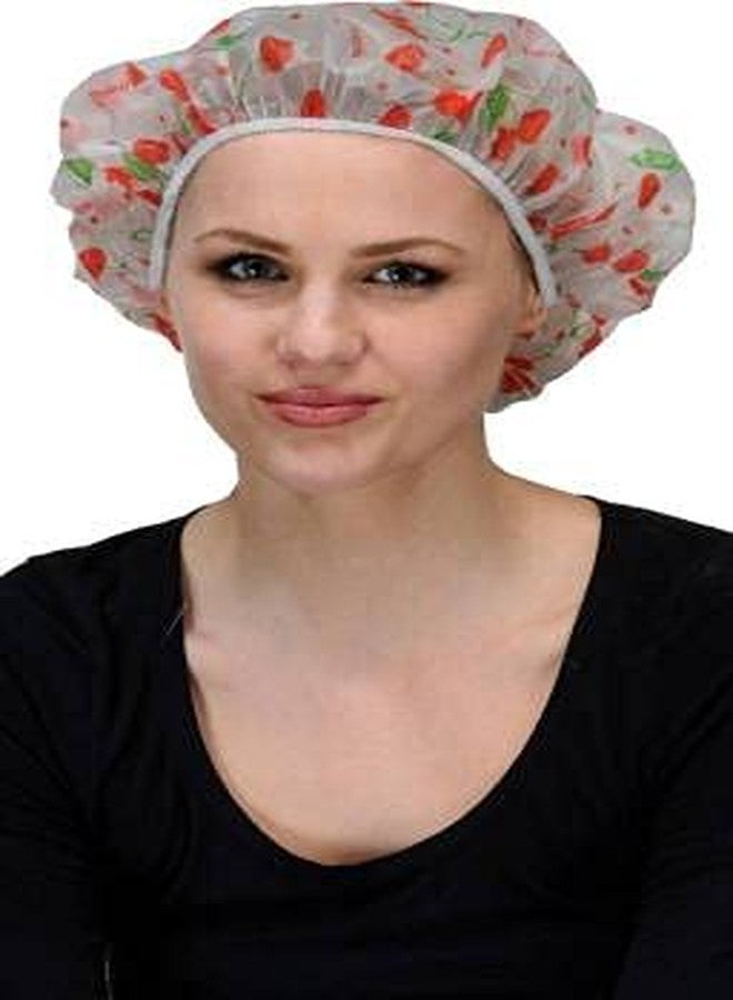 Elecsera Reusable Elastic Water Proof Shower Cap Pack of 1 - Image 1