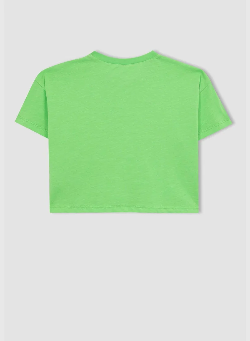 DeFacto Girl Knitted Short Sleeve Body