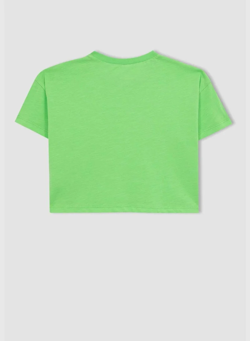 DeFacto Girl Knitted Short Sleeve Body