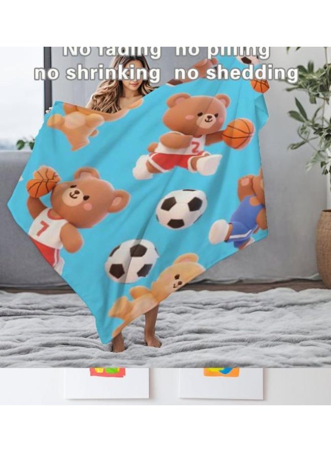 general Flannel thin blanket (warm and comfortable, suitable for sleep, gaming, dust removal and sandproof) 150cm*200cm - 720 - Image 5