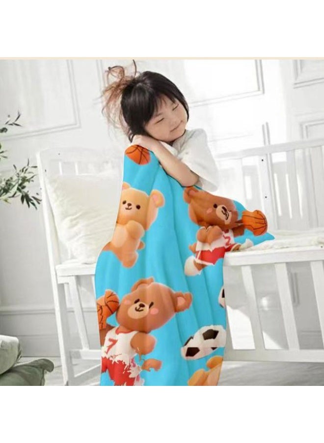 general Flannel thin blanket (warm and comfortable, suitable for sleep, gaming, dust removal and sandproof) 150cm*200cm - 720 - Image 1