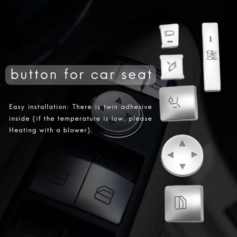 Yurefax Window Switch Button Trim Cover for Benz - Image 4