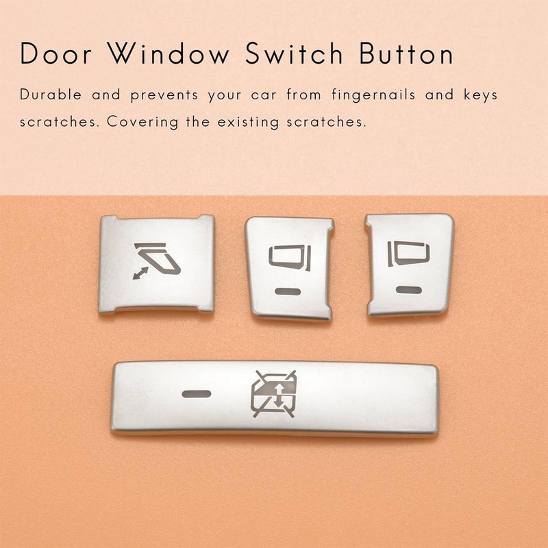 Yurefax Window Switch Button Trim Cover for Benz - Image 5