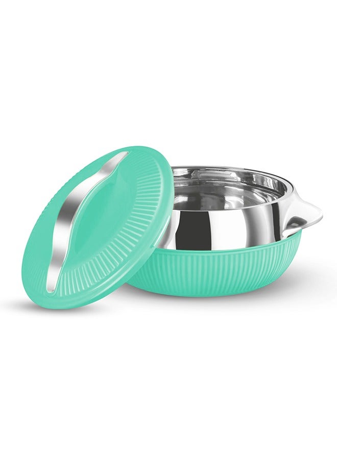 A TO Z Lavenna Feasta Large Insulated Hot Pot – 6500ml, Double-Walled Stainless Steel, PU Insulated Casserole, BPA-Free, Food Safe, Keeps Food Hot & Fresh for Hours, Easy Carry Handle, Elegant Design – Mint Green - Image 2