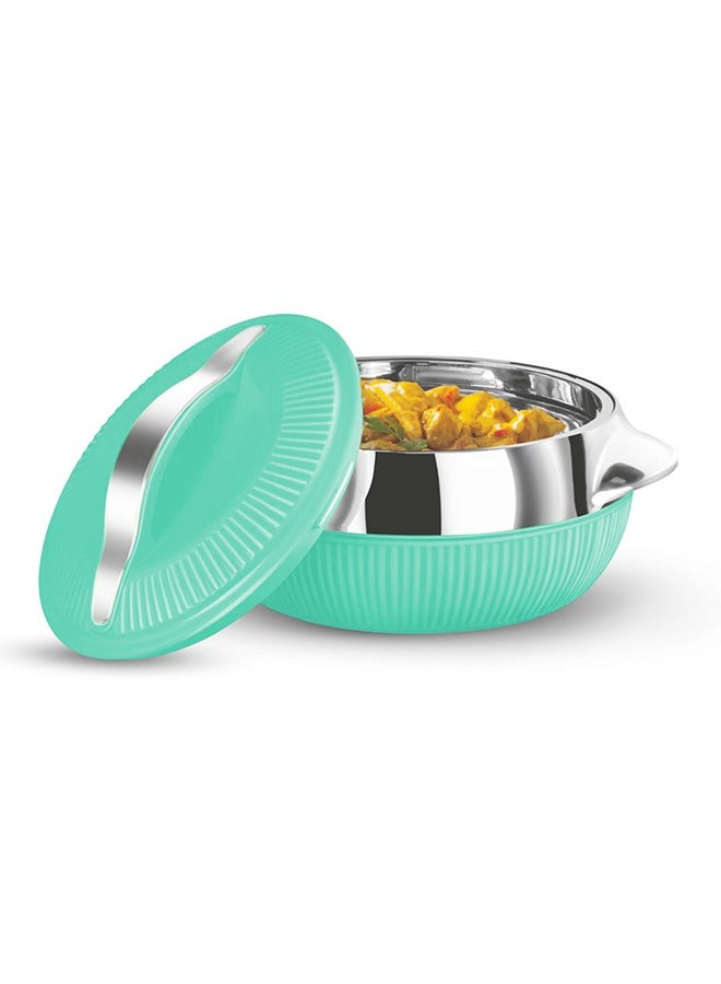 A TO Z Lavenna Feasta Large Insulated Hot Pot – 6500ml, Double-Walled Stainless Steel, PU Insulated Casserole, BPA-Free, Food Safe, Keeps Food Hot & Fresh for Hours, Easy Carry Handle, Elegant Design – Mint Green - Image 3