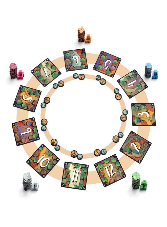 BOARD GAME TABLES.COM سيكويا - لعبة لوحية - من 2 إلى 5 لاعبين - مدة اللعب 10 دقائق - Image 4