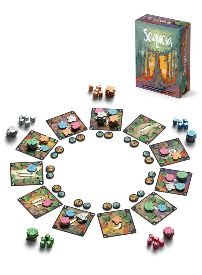 BOARD GAME TABLES.COM سيكويا - لعبة لوحية - من 2 إلى 5 لاعبين - مدة اللعب 10 دقائق - Image 1
