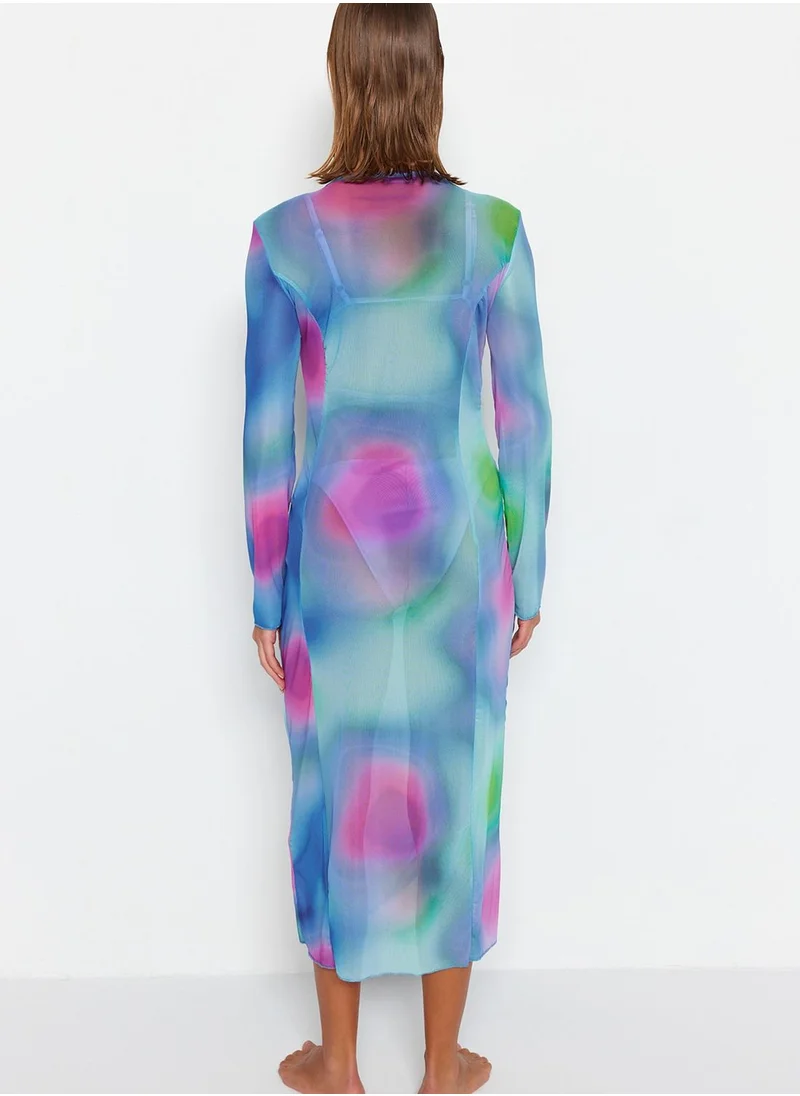 trendyol Cut Out Detail Beach Dress