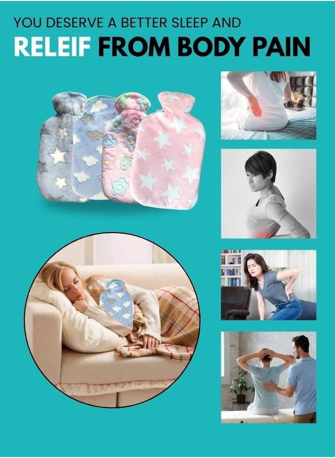 Lifenpure Lifenpure™ 2 Ltr Soft Hot Water Bag In Reusable Ziplock Clear Pouch Bag Classic Style For Body Shoulder Cramps Neck Pain Relief  - Image 5