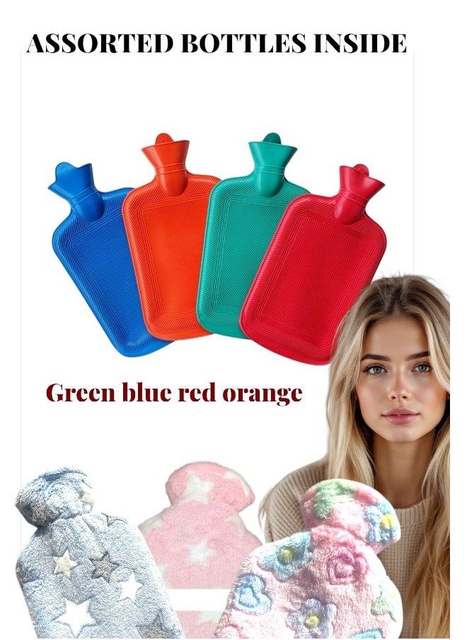 Lifenpure Lifenpure hot water bottle bag with faux fur cover  - Image 3