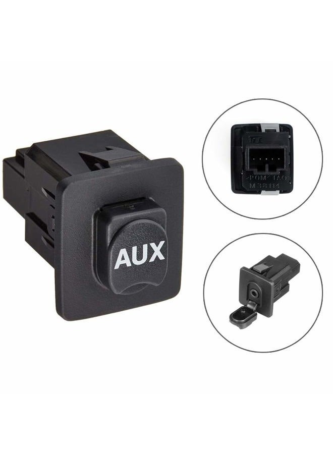 Mango S Aux Port Replacement, Auxiliary Input Jack - 39112-TA0-A01 for 2009-2012 Honda Pilot, 2008-2010 Honda Accord EX, EX-L, 2011 Honda Accord LX - Push Button, Plug-in, ON-OFF-ON, Black - Image 4