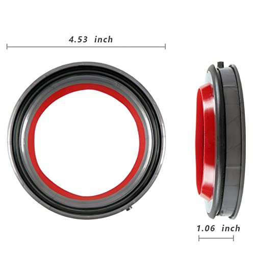 hedonlee Dust Bin Bucket Top Fixed Sealing Ring Replacement for Dyson V10 SV12 Vacuum Cleaner Accessories Assembly - Image 3