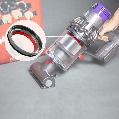 hedonlee Dust Bin Bucket Top Fixed Sealing Ring Replacement for Dyson V10 SV12 Vacuum Cleaner Accessories Assembly - Image 4