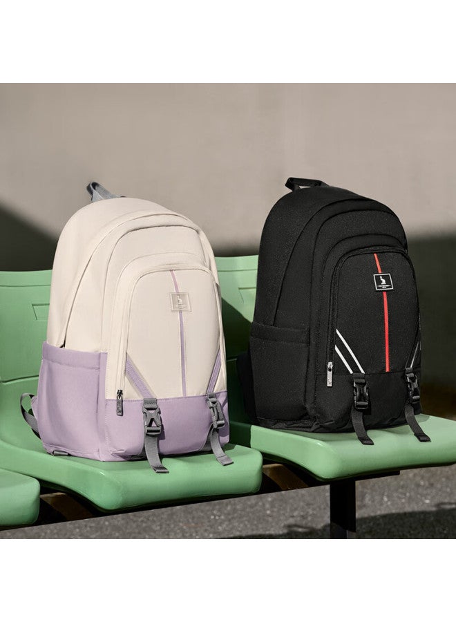 OIWAS Owas Saisuo Series Large Capacity Student Backpack Sold By Jd Women's And Men's Travel Backpack, Fashionable Shoulder Bag, Purple - Image 5