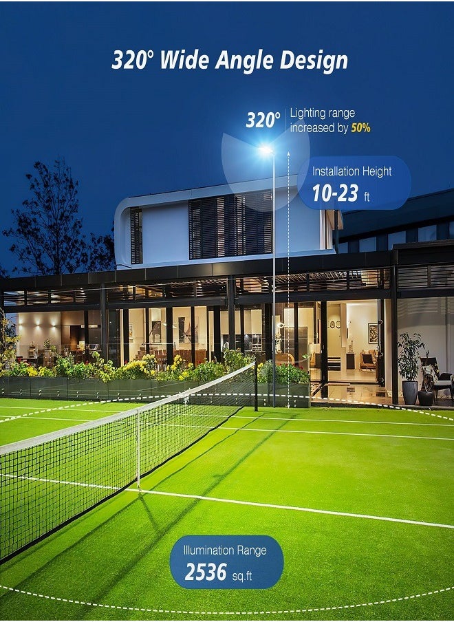 Sunbmebge 1200W Solar Street Lights Outdoor - Wide Angle Solar Lights Outdoor Dusk to Dawn, Commercial Solar Parking Lot Lights Motion Sensor, 7000K LED Solar Flood Lights IP66 Waterproof with Remote Control  - Image 2