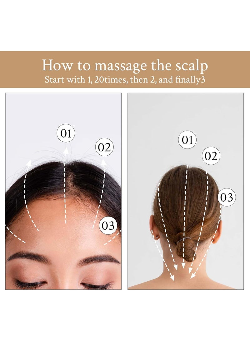 Sunspire Wooden scalp massager, handheld head massage brush, comb made of natural sandalwood, massage hair care tool to relax and promote blood circulation, suitable for body soothing and promoting hair growth. - Image 5