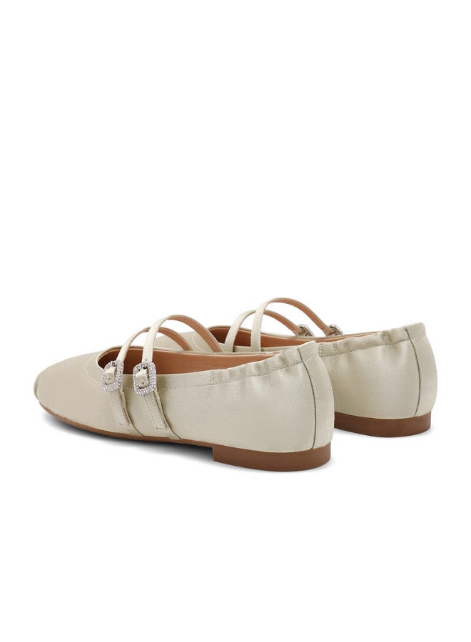 Belle Mary Jane Shoes For Women, Spring/summer , Elegant Ballet Style Flats, 3h9a8aq6, Light Green, Size 37 - Image 2