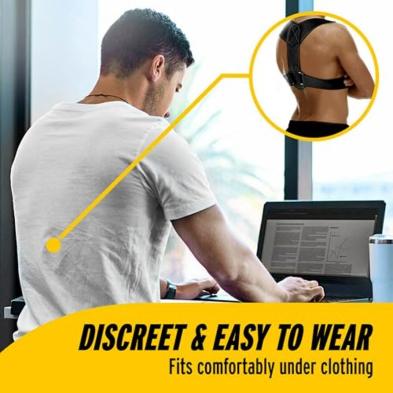Posture Corrector, Fits Men and Women, Helps Promote Better Posture, Back Support, Doctor Developed, Adjustable - Image 3