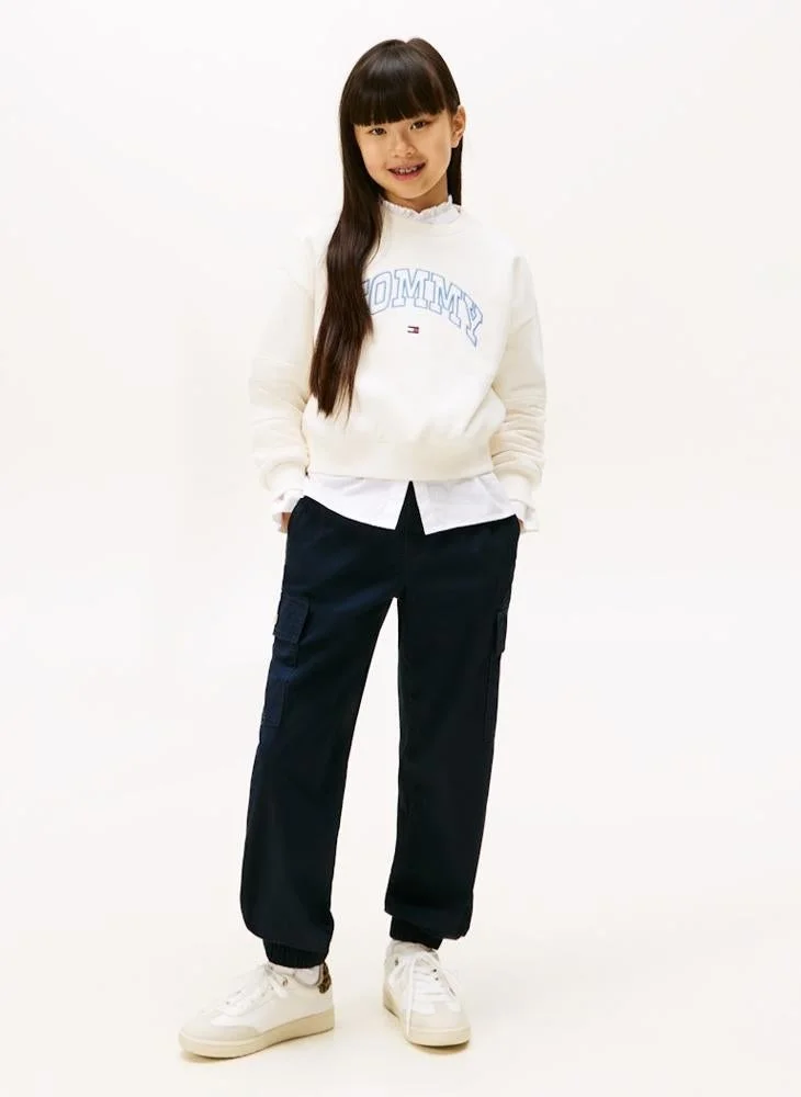 TOMMY HILFIGER Kids Varsity Crew Neck Sweatshirt