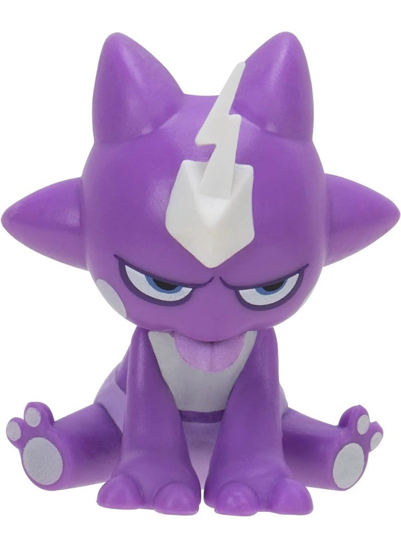 بوكيمون Pokemon Battle Figure 06 Pcs in 01 Pack Multipack Pikachu, Axew, Shinx, Eevee, Machop & Shuckle, Official Figures, Battle Ready, 5 cm Each, Action Figurines, Collectibles, Display Figures, Toys for Boys - Assorted - Image 5