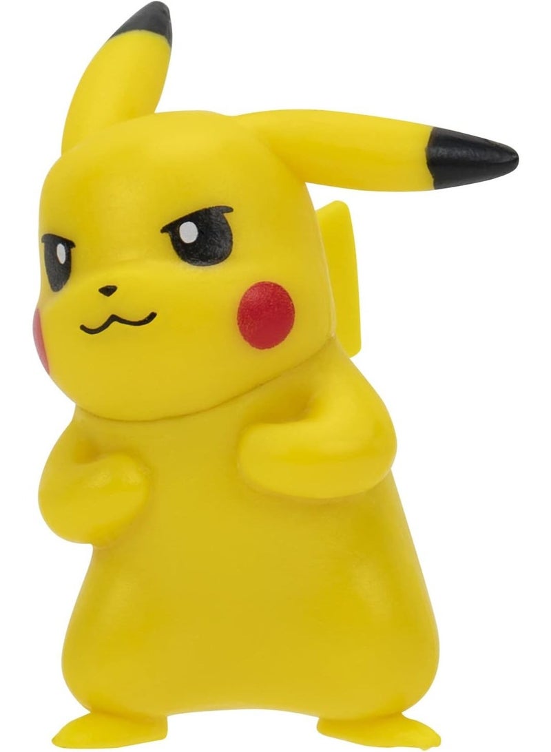 بوكيمون Pokemon Battle Figure 06 Pcs in 01 Pack Multipack Pikachu, Axew, Shinx, Eevee, Machop & Shuckle, Official Figures, Battle Ready, 5 cm Each, Action Figurines, Collectibles, Display Figures, Toys for Boys - Assorted - Image 4