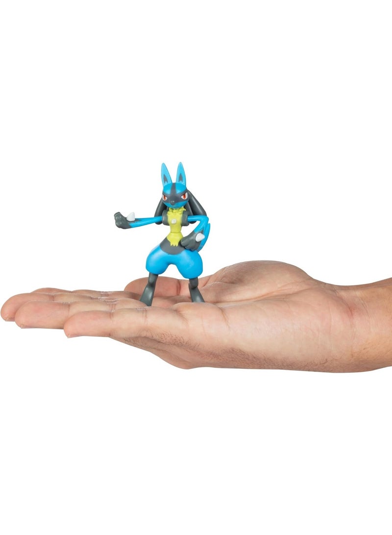 بوكيمون Pokemon Battle Figure 06 Pcs in 01 Pack Multipack Pikachu, Axew, Shinx, Eevee, Machop & Shuckle, Official Figures, Battle Ready, 5 cm Each, Action Figurines, Collectibles, Display Figures, Toys for Boys - Assorted - Image 2