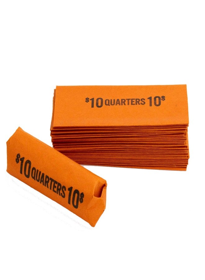 CAROUSELCHECKS Quarter Flat Coin Wrappers, Solid Bundle of 100 - Image 1