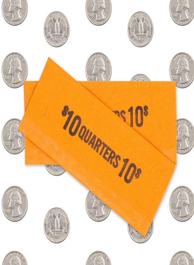 CAROUSELCHECKS Quarter Flat Coin Wrappers, Solid Bundle of 100 - Image 4