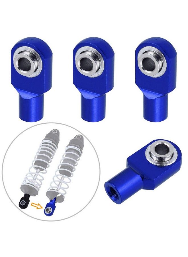 Hobbypark Rc Short Rod Ends With Hollow Balls Aluminum Metal For Traxxas Rc Cars Replacement Of 2742X (4 Pack) (Navy Blue) - Image 1