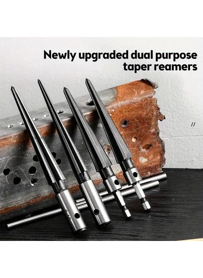 3 13MM Hex Shank Manual Planer Set High Strength Steel Wood Metal Plastic Beveling Tool - Image 3