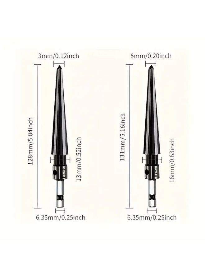3 13MM Hex Shank Manual Planer Set High Strength Steel Wood Metal Plastic Beveling Tool - Image 5
