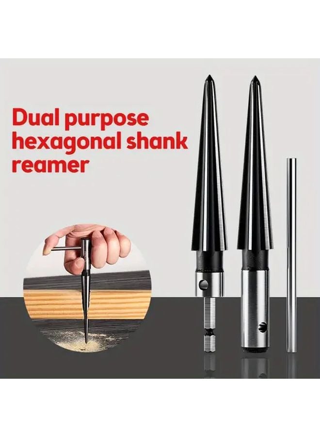 3 13MM Hex Shank Manual Planer Set High Strength Steel Wood Metal Plastic Beveling Tool - Image 2