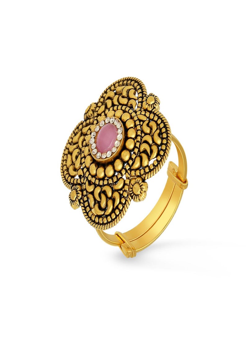 Malabar Gold and Diamonds - 22 Carat 916 Purity Yellow Gold Ring RG3888249Y14 For Women - Image 1
