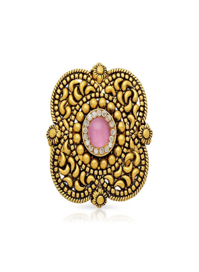Malabar Gold and Diamonds - 22 Carat 916 Purity Yellow Gold Ring RG3888249Y14 For Women - Image 1