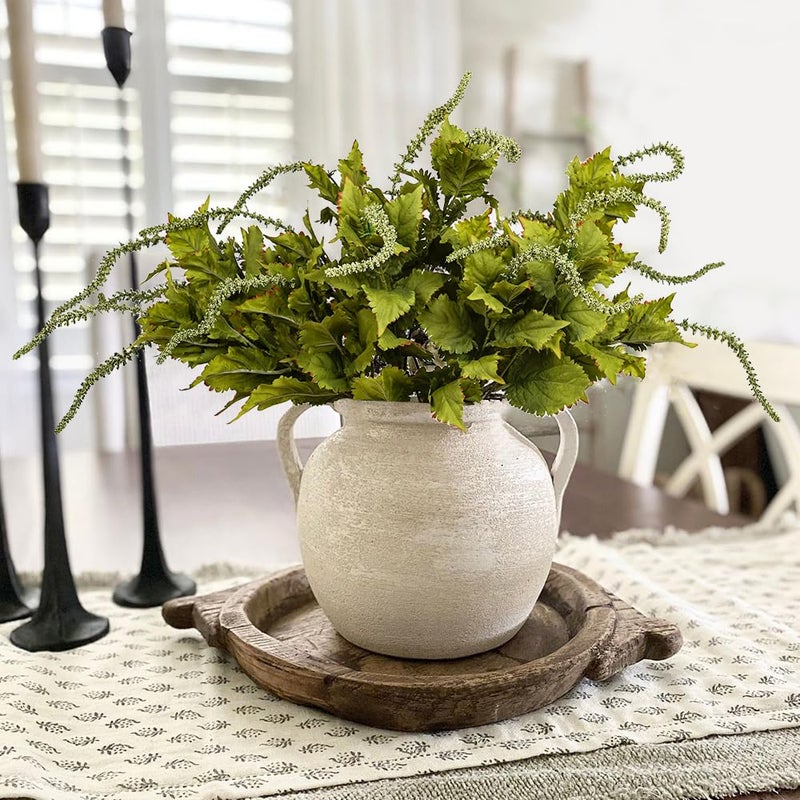Melorca&Guilla Artificial Plants,6Pcs 33inch Faux Greenery Stems,Faux Branches for Vase, Artificial Plants Branches Vase Filler for Kitchen Office Shop Home DÃ©cor - Image 2
