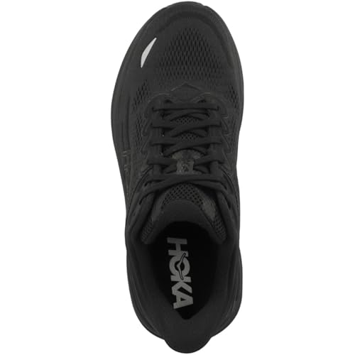 Hoka Men's Bondi 9 Sneaker, Black/Black, 10 Wide - Image 2