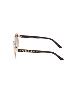 GUESS نظارة شمسية دائرية للنساء مع حماية من الأشعة فوق البنفسجية - GU0010132F55 - مقاس العدسة: 55 مم  - Image 2