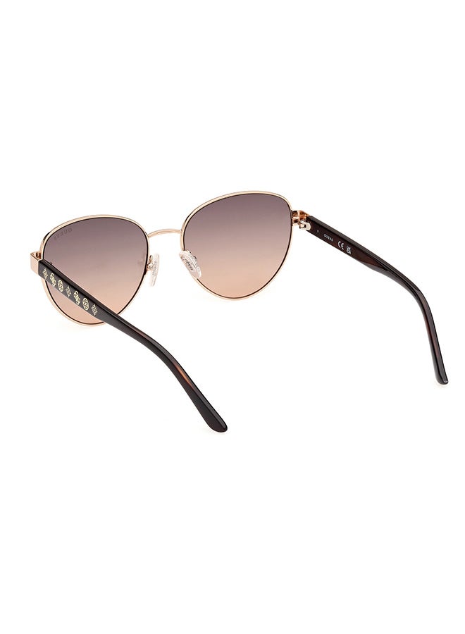 GUESS Women's UV Protection Round Sunglasses - GU0010132F55 - Lens Size: 55 Mm - Image 3