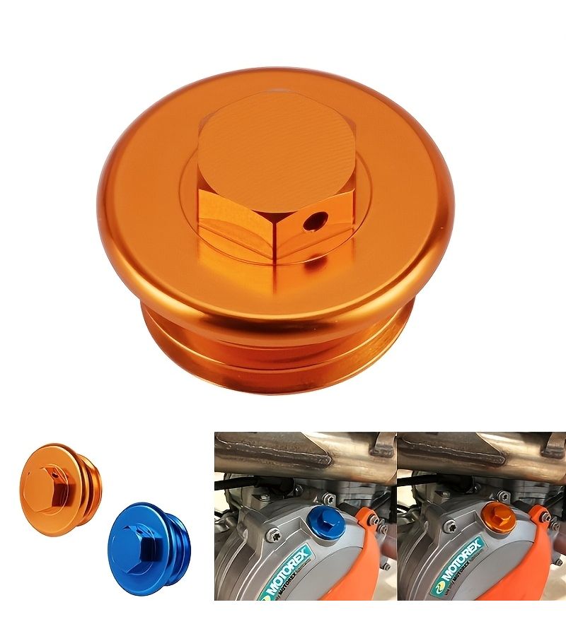 Blue CNC Engine Oil Filler Plug Cap for KTM Motocross 65SX 85SX 2004 2022 - Image 3